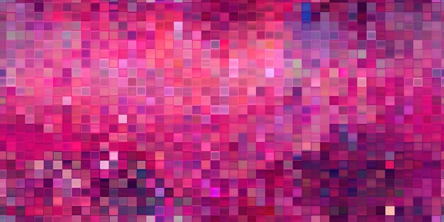 Foto generative ki abstrakte pixelkunst rosa hintergrund nahtloses geometrisches mosaikmuster weibliche farben