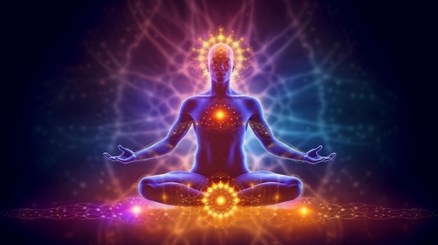 Generative KI-Chakra- und Astralkörperaktivierungsmeditation und spirituelle Praxis