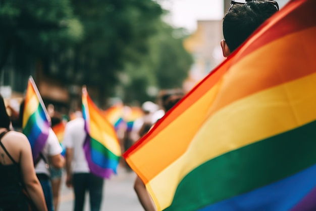 Generative KI der LGBT-Pride-Parade