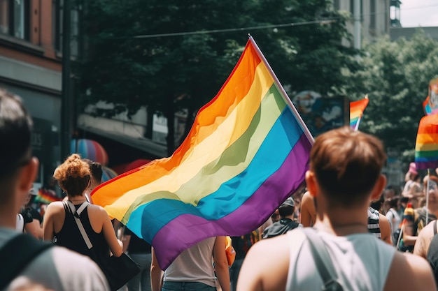 Generative KI der LGBT-Pride-Parade