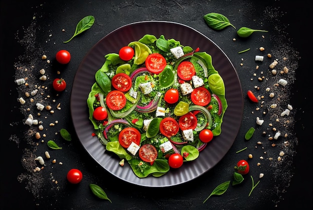 Generative KI für griechischen Salat