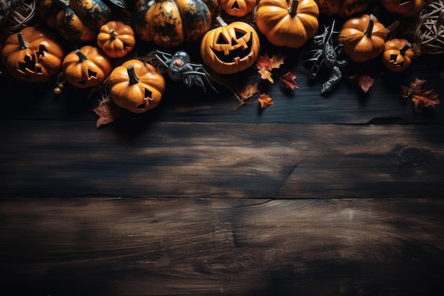 Generative KI für Halloween-Hintergrund