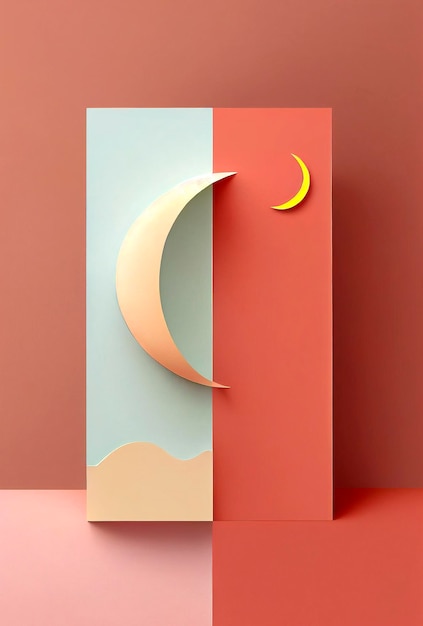 Generative KI-Illustration des muslimischen Ramadan-Hintergrundbildes