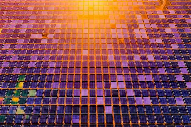 Generative KI-Photovoltaik-Solarpanelstation