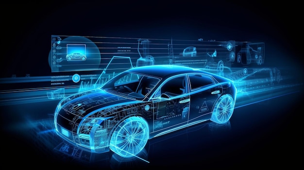 Generative KI und Fahrzeugschnittstellenkomposition