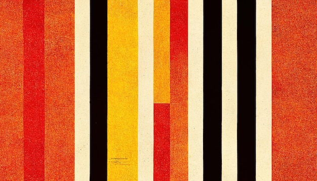 Generativo AI abstrato estilo Bauhaus fundo de cores de outono com textura de papel granulado Tendência contemporânea mínima design geométrico dos anos 20 Arte digital