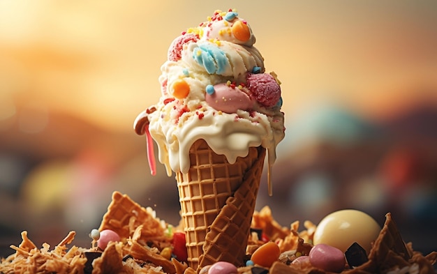 Generierende KI von Ice Cream Delight