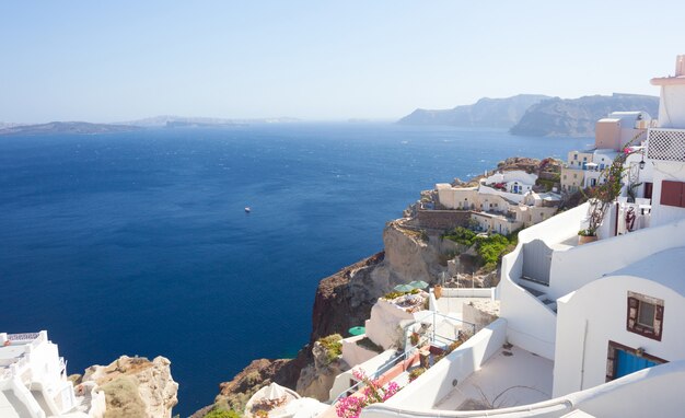 Generische Ansicht von Santorini-Insel, Griechenland.