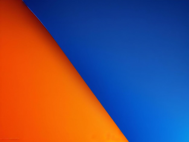 Foto se generó un fondo azul y naranja