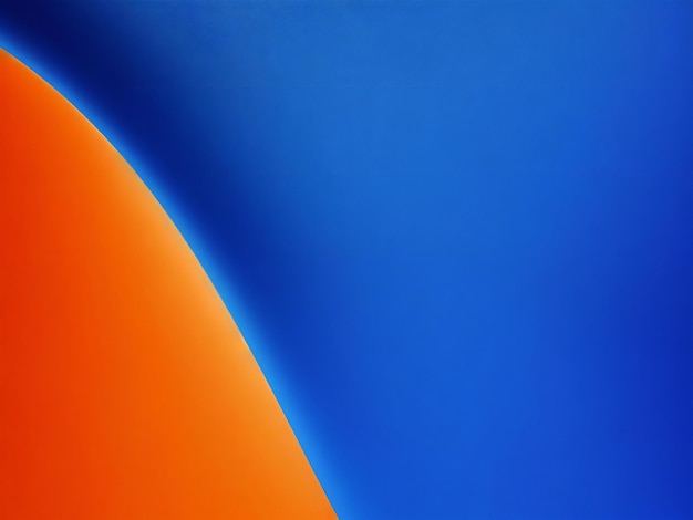 Foto se generó un fondo azul y naranja