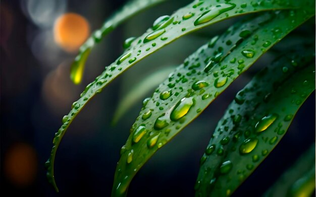 Foto se generó una foto de la licencia con gotas de agua en ella