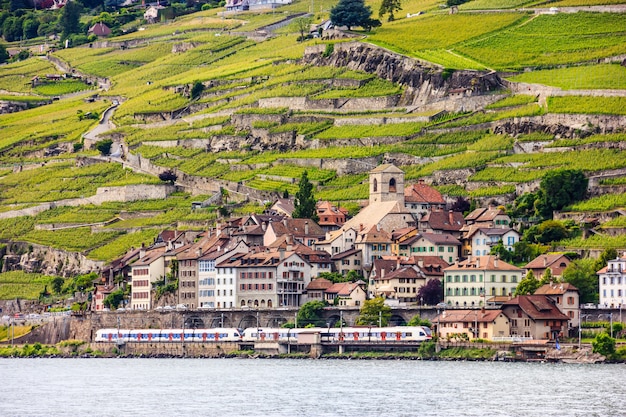 Genfersee und Dörfer