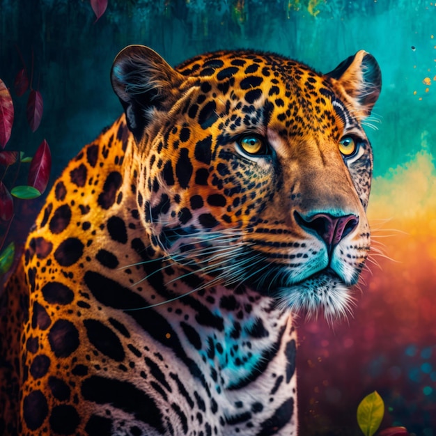 Genial diseño de ilustración de jaguar