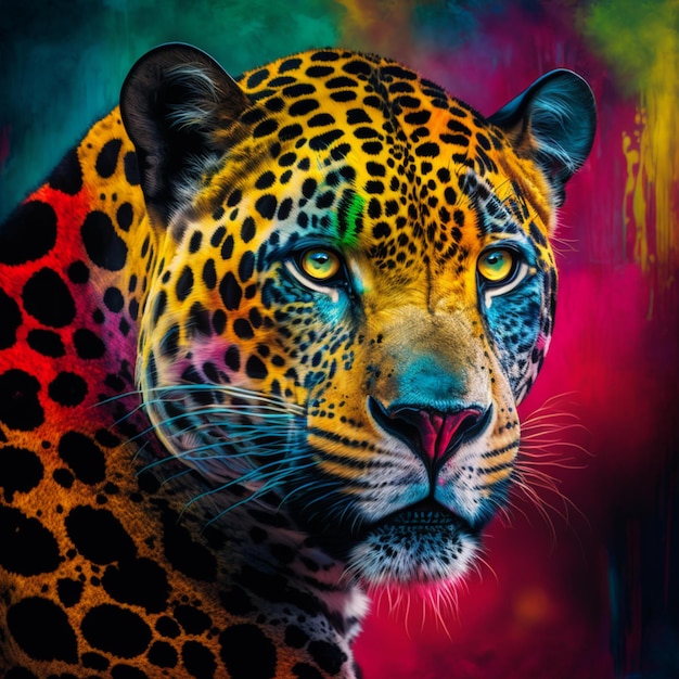 Genial diseño de ilustración de jaguar