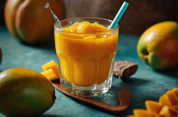 Genießen Sie den süßen Mango-Nektar