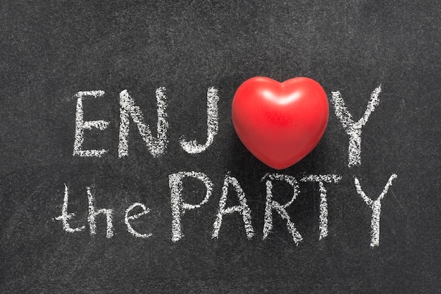 Genießen Sie die Party.
