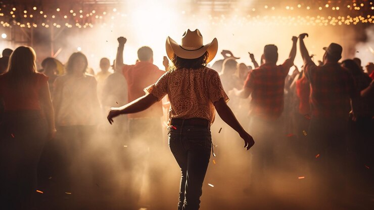 gente bailando en la discoteca Generado por IA