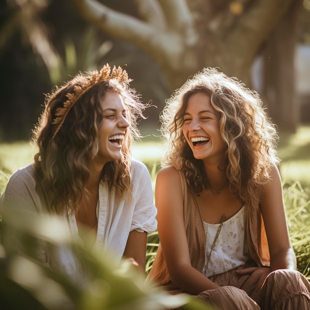 Gente feliz sonriendo fotografía