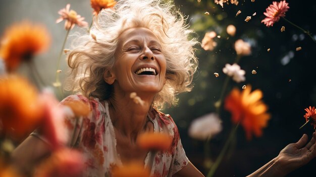 Gente feliz sonriendo fotografía