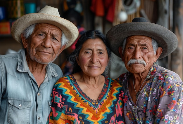 La gente latina feliz