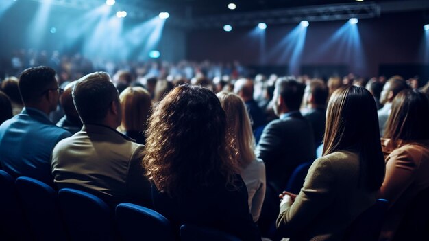 Foto gente de negocios en la sala de conferencias