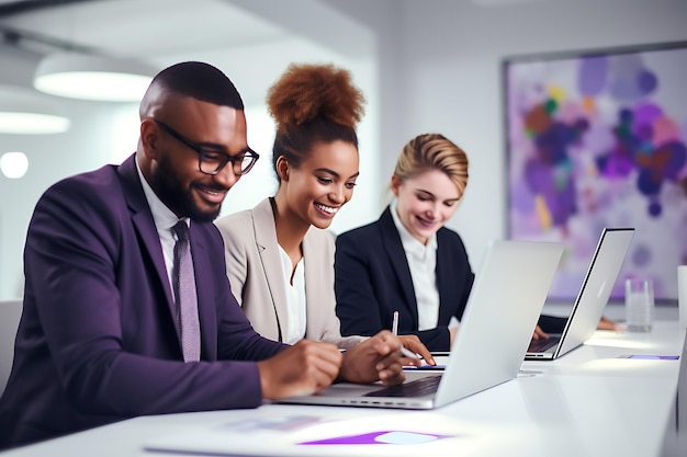 gente de negocios trabajando juntos como un equipo