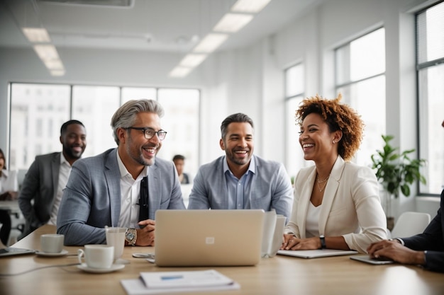 Gente de negocios trabajando juntos en la oficina