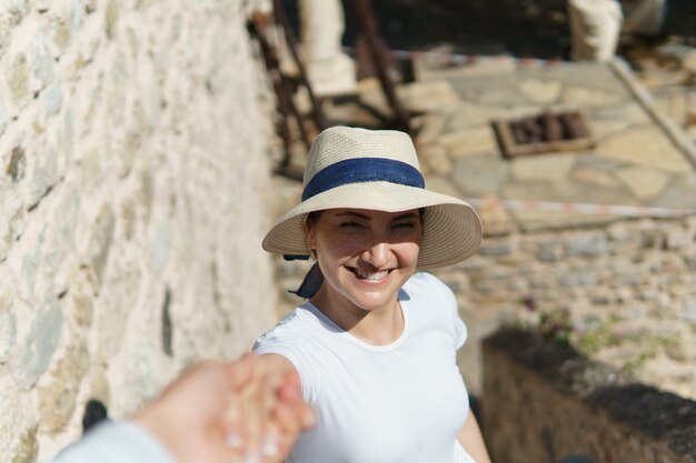 Foto gente de vacaciones en países cálidos