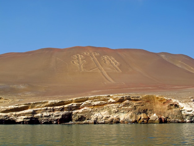 Geoglyphen im Pazifik, Paracas, Peru