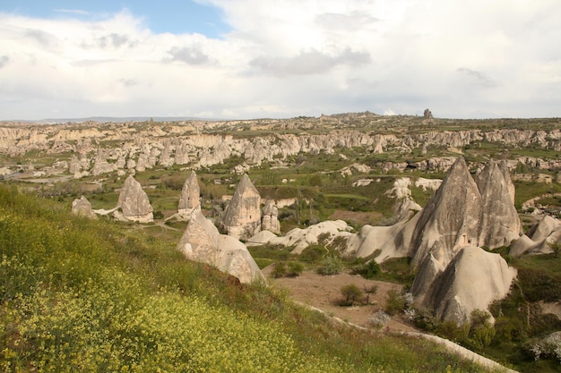 Geologische Formationen in Kappadokien Nevsehir Türkei