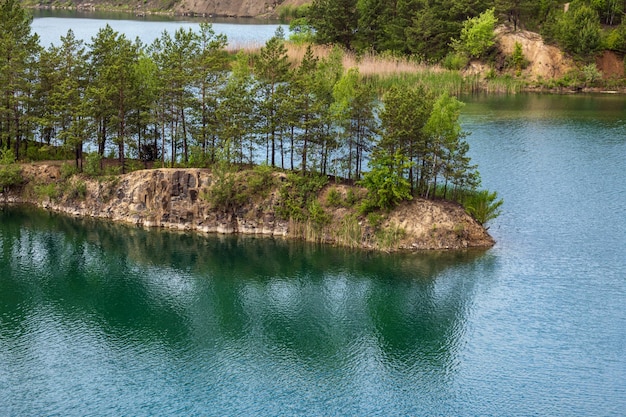 Geologisches Reservat Basaltsäulen und Ukraine-See