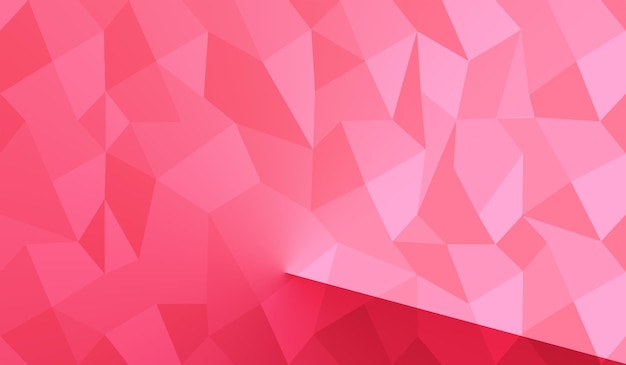 Geometría cuadrada rosa fondo abstracto
