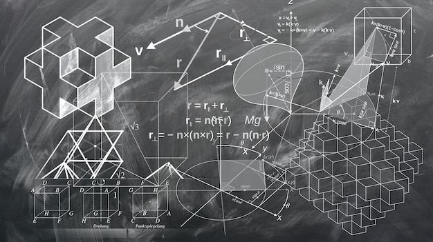 Foto geometría matemáticas dados realeza