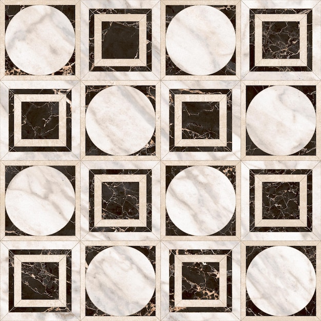 Geometría piedra mármol geometría azulejos de cerámica para suelo y pared