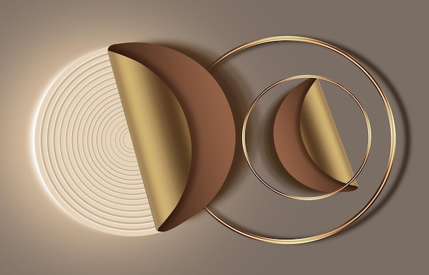 Geometría sólida, 3 d, fondo abstracto. La moda de la pared de arte moderno.