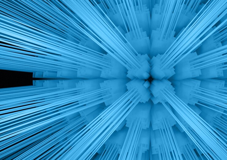 Foto geometric picton blue color shapes and patterns abstract background for bold designs (fontes abstratos para desenhos ousados)
