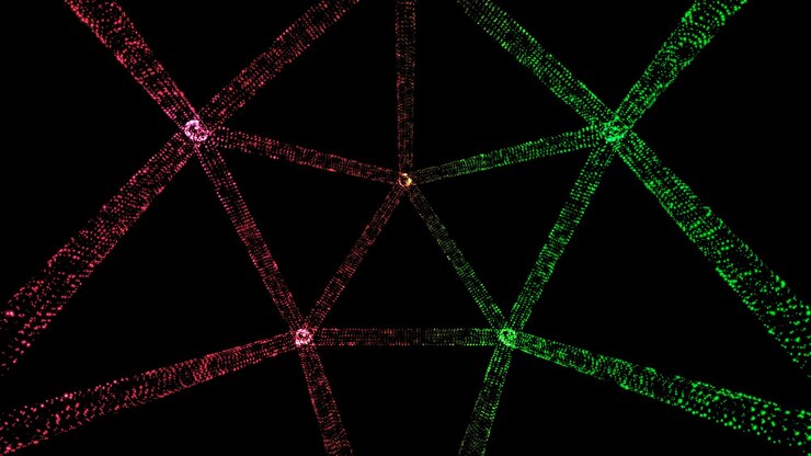 Foto geométrico futurista fondo abstracto moderno diseño