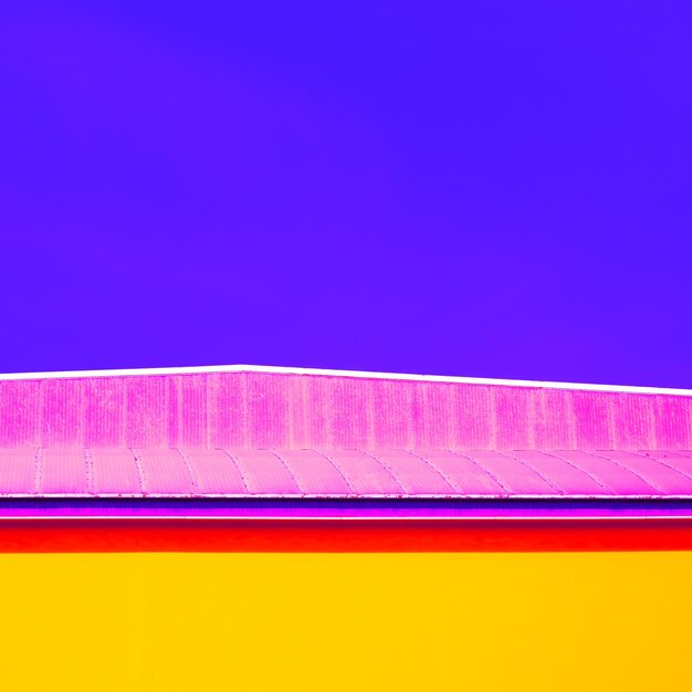 Foto geometrie bunte architektur sommer minimales konzept