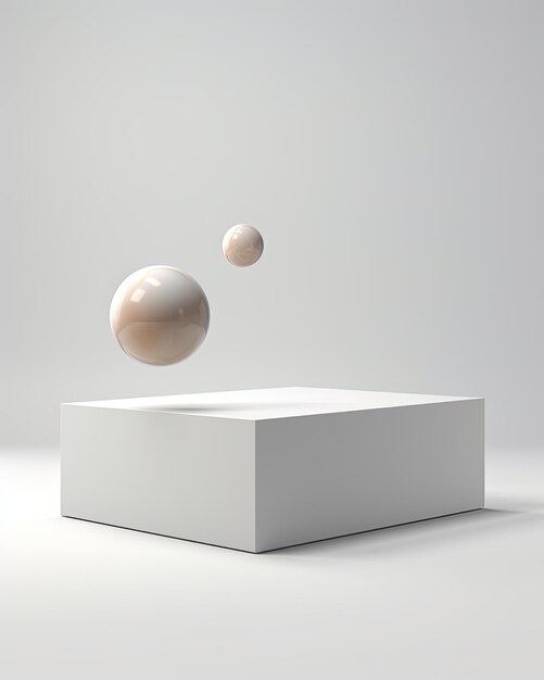 Geometrische 3D-Podiumsanzeige