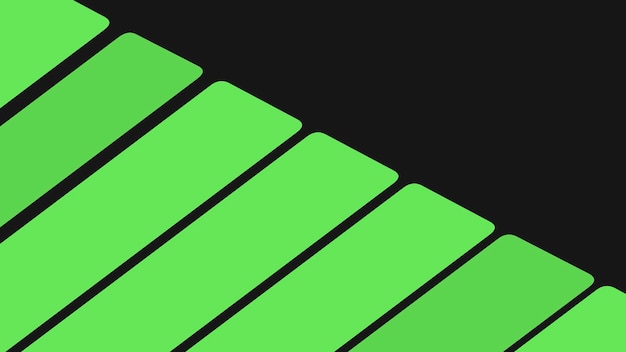 Geometrische grüne Linien auf modernem Hintergrund
