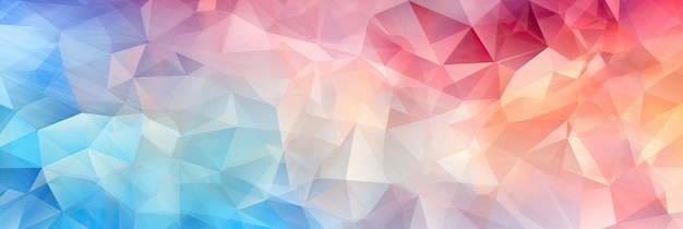 Geometrische Linien Abstrakt Kristalline hellgelb Baby Pink Himmel Blau Panoramahintergrund
