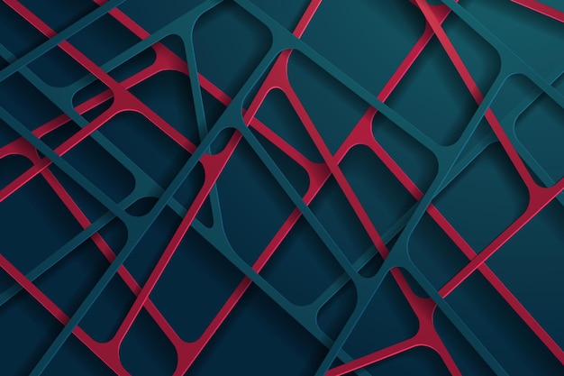 Geometrische Zusammensetzung mit 3D-Effekt