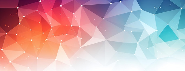 geometrischer abstrakter Hintergrund im Stil molekularer Strukturen Generative KI