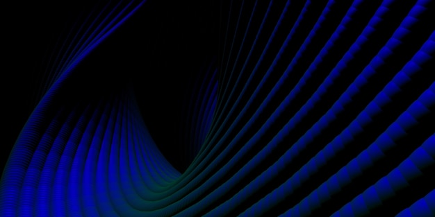 Geometrischer abstrakter Hintergrund in den blauen Farben. Modernes und elegantes Design. 3D-Darstellung. Banner.