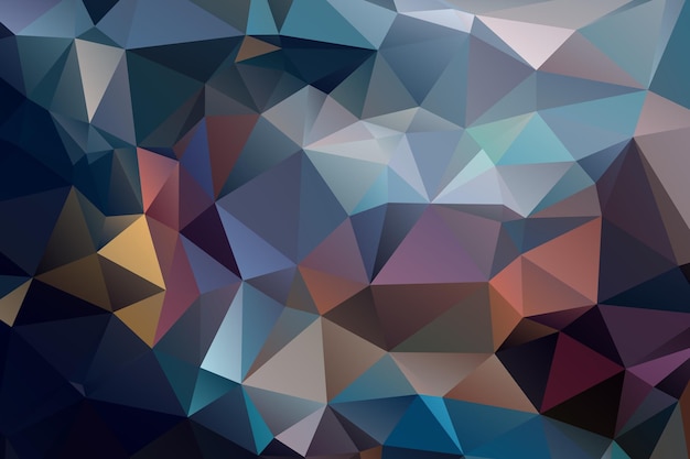 Geometrischer abstrakter Hintergrund Low-Poly-Design