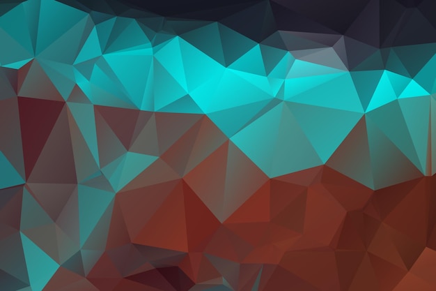 Geometrischer abstrakter Hintergrund Low-Poly-Design