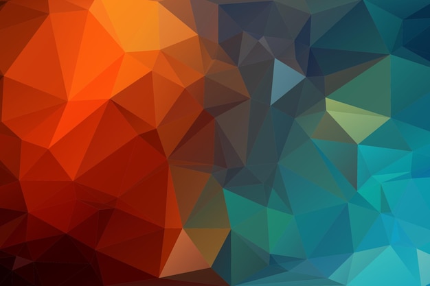 Geometrischer abstrakter Hintergrund Low-Poly-Design