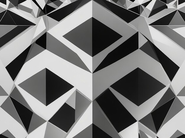 geometrischer abstrakter Hintergrund schwarz-weiß herunterladen