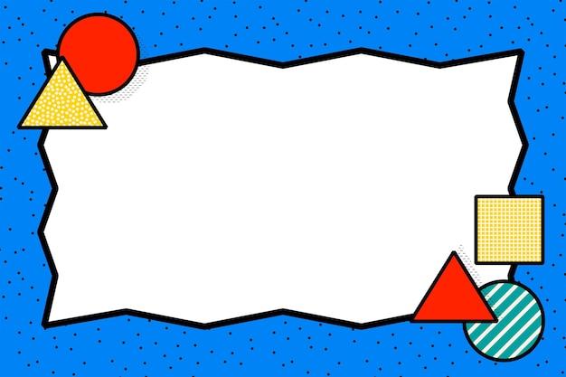 Geometrischer Hintergrund der Pop-Art