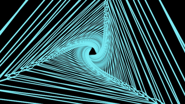 Geometrischer Tunneldreieck-Zusammenfassungshintergrund